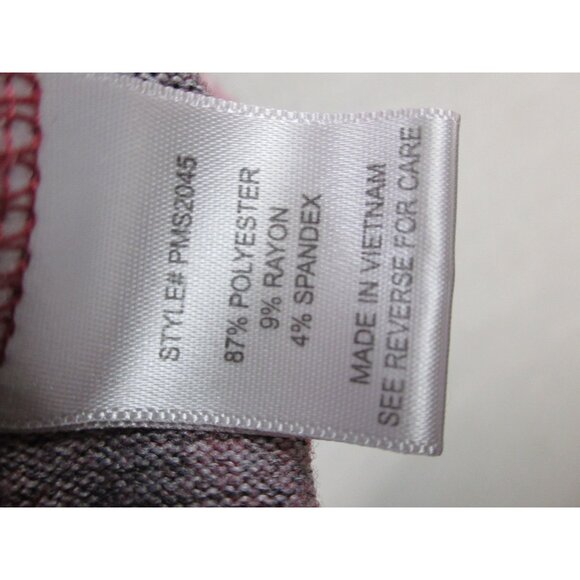 Ryan Michelle Red Plaid Trim Sweater Dress Polyester Rayon Spandex Size PM - Picture 3 of 12